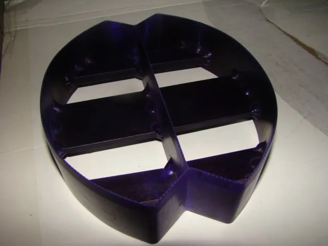 Laminada oval com divisória